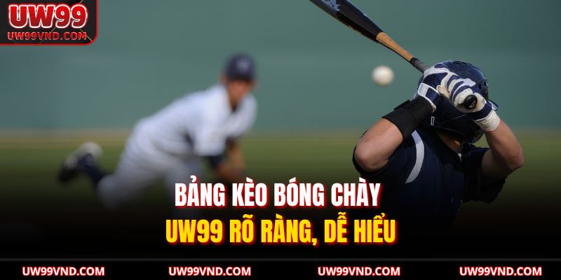 Bảng kèo bóng chày UW99 rõ ràng, dễ hiểu