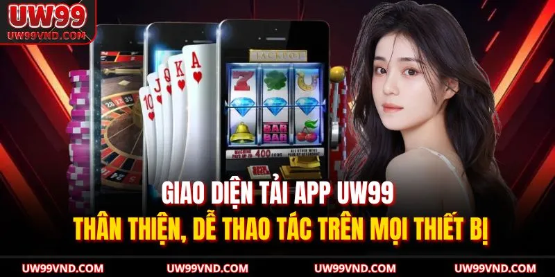 Giao diện tải app UW99 thân thiện, dễ thao tác trên mọi thiết bị