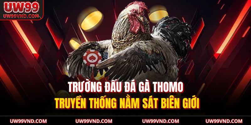 Trường đấu đá gà Thomo truyền thống nằm sát biên giới